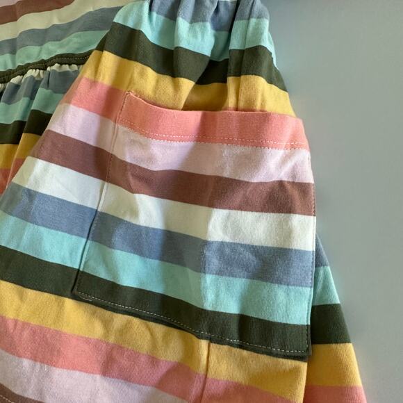 Hanna Anderson Multicolor Striped Dress & Bloomer Size 12-18 Month - Picture 3 of 9